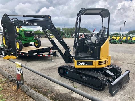 how good is the jd 26g mini excavator|john deere 26g price.